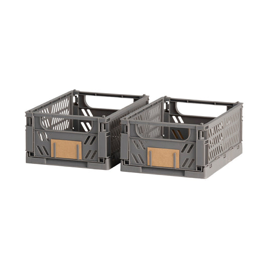 Caixa de armazenamento dobrÃ¡vel 25x16,5x10cm kit 2 peÃ§as_0