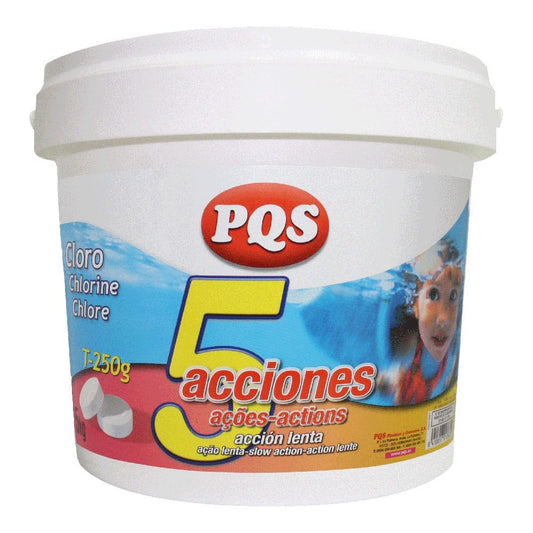 Cloro 5 aÃ§Ãµes tabletes, 5 kg_0