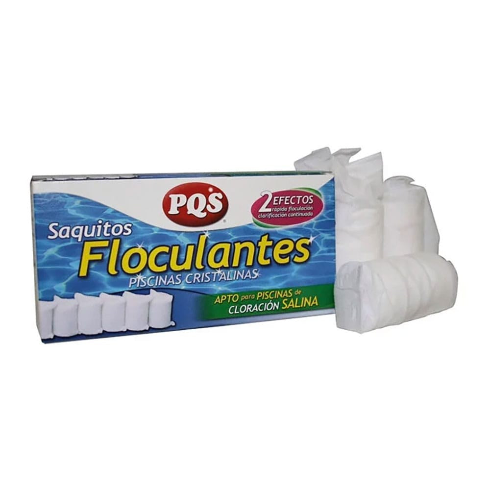 Floculante em cartucho especial para cloraÃ§Ã£o salina, saquetas de 125 g, embalagem de 4 unidades_0