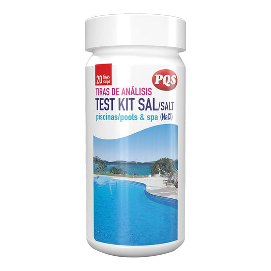 Tiras de teste de sal para piscinas e spas, frasco com 20 uds_0