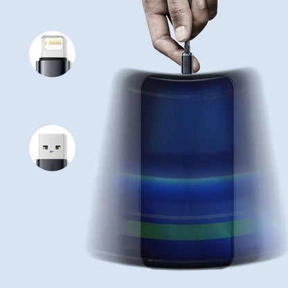 Baseus Crystal Shine Series cable USB cable for fast charging and data transfer USB Type A - Lightning 2.4A 2m purple (CAJY000105)_20