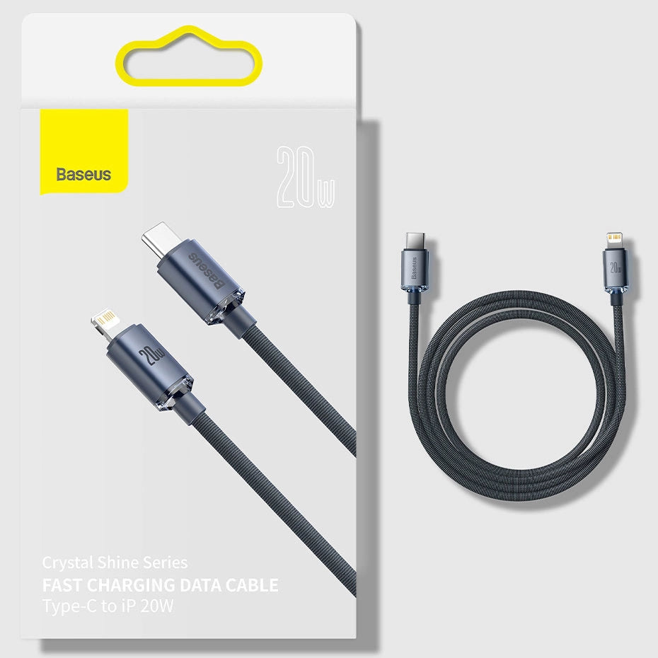 Baseus CAJY000205 Lightning - USB-C PD cable 20W 480Mb/s 1.2m - purple_22