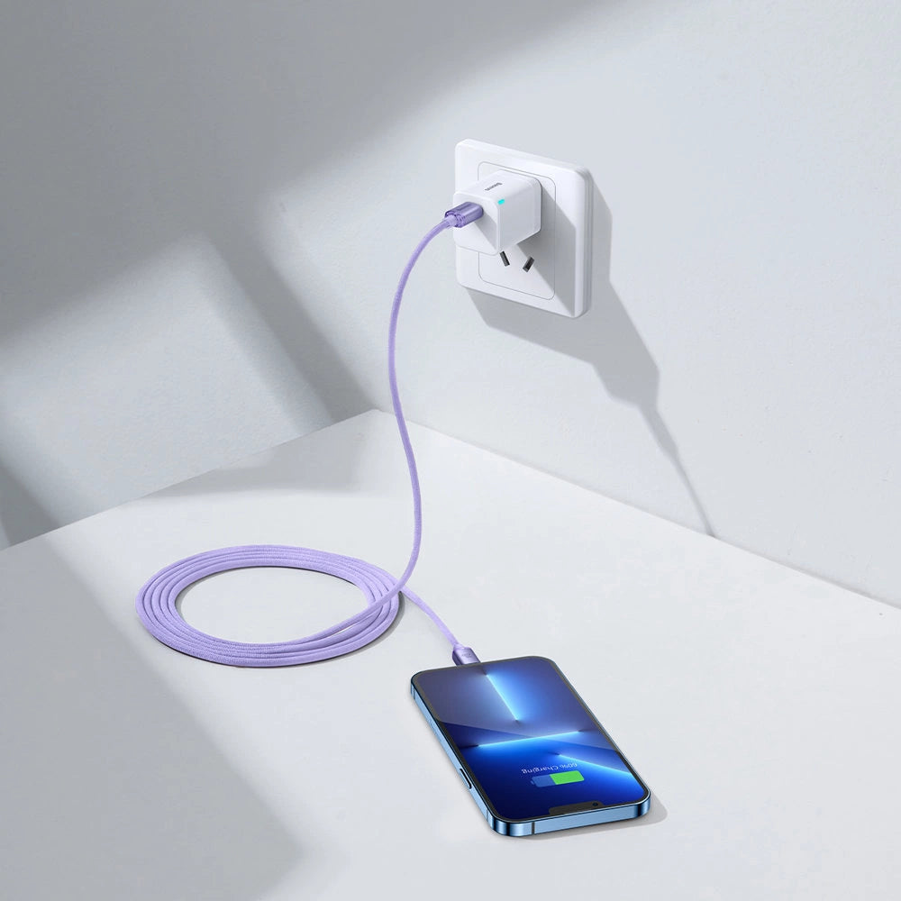 Baseus CAJY000305 Lightning - USB-C PD cable 20W 480Mb/s 2m - purple_15