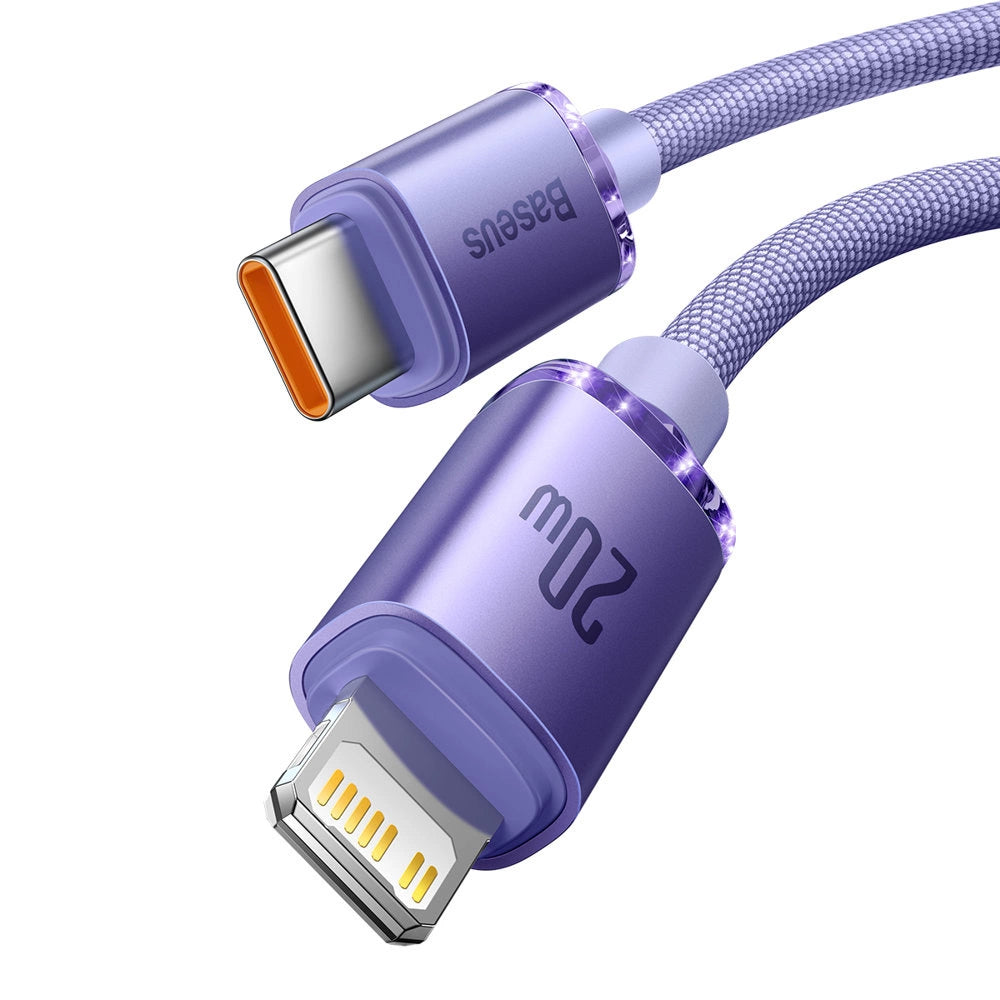 Baseus CAJY000305 Lightning - USB-C PD cable 20W 480Mb/s 2m - purple_3