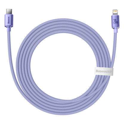 Baseus CAJY000305 Lightning - USB-C PD cable 20W 480Mb/s 2m - purple_6