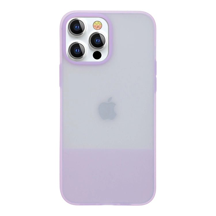 Kingxbar Plain Series case cover for iPhone 13 Pro Max silicone cover purple_0