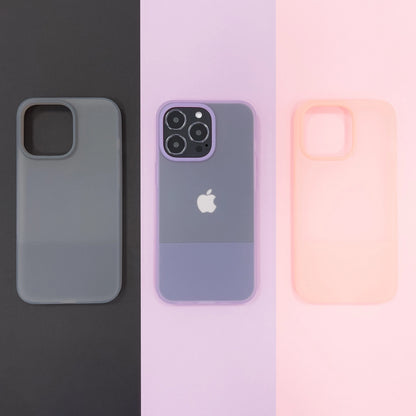 Kingxbar Plain Series case cover for iPhone 13 Pro silicone cover pink_11