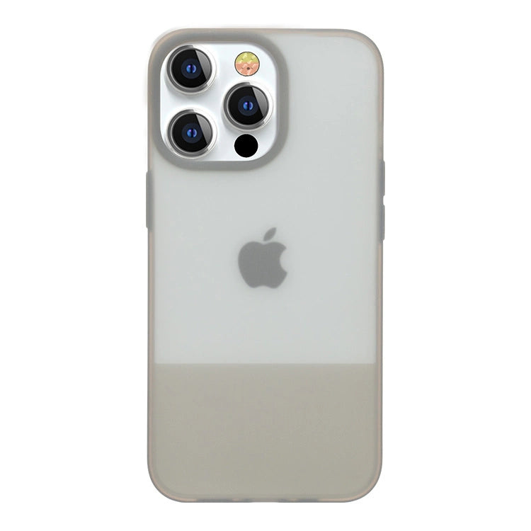 Kingxbar Plain Series case cover for iPhone 13 Pro Max silicone case gray_0