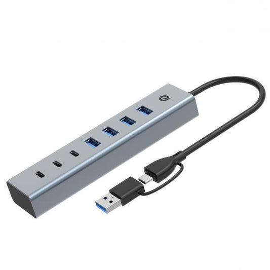 HUB USB 3.0 7 PORTE, 5Gbps, 3x USB-C, 4x USB-A_0
