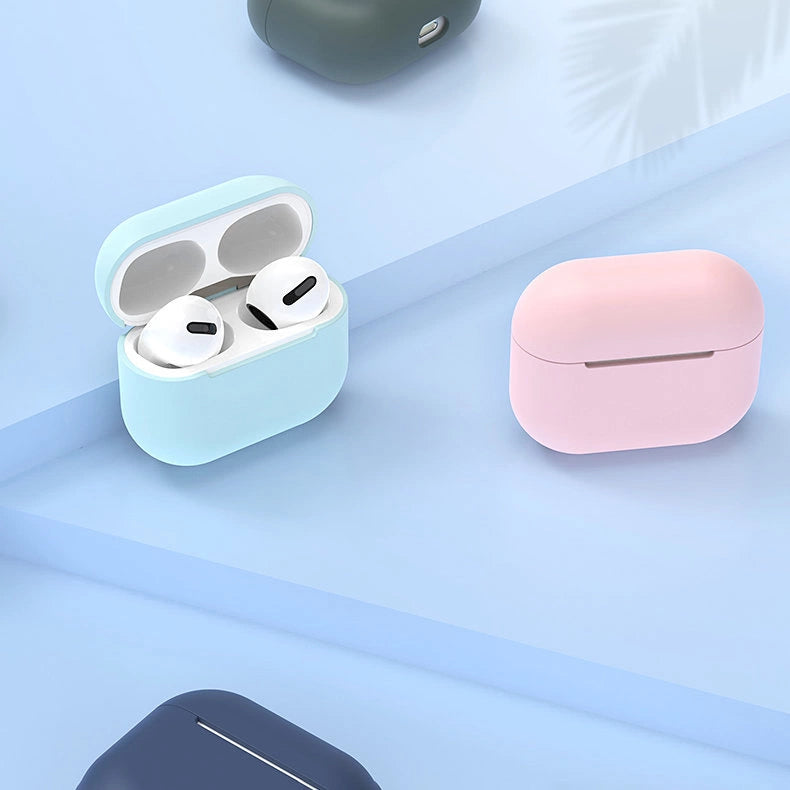 Case for AirPods 3 silicone soft cover for headphones white (case C)_1