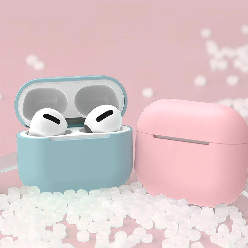 Case for AirPods 3 silicone soft cover for headphones white (case C)_4