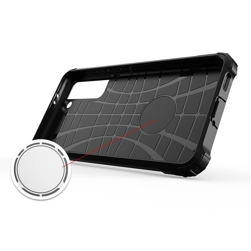 Hybrid Armor Case Tough Rugged Cover for Samsung Galaxy S22+ (S22 Plus) black_2