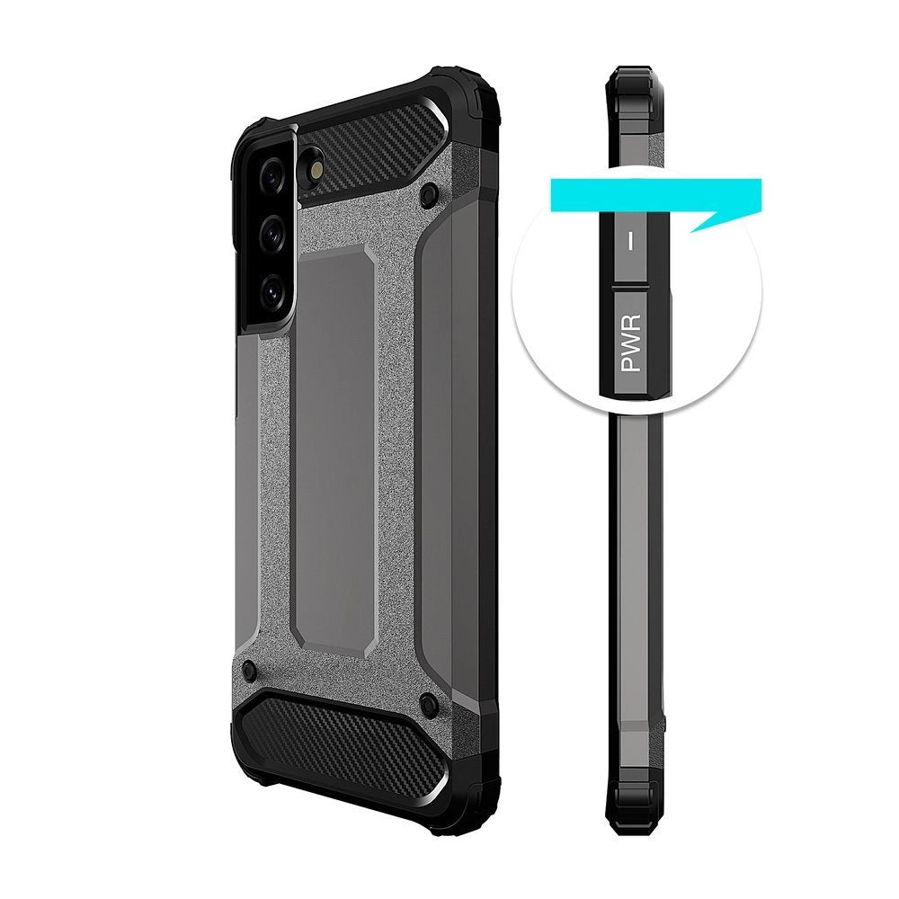 Hybrid Armor Case Tough Rugged Cover for Samsung Galaxy S22+ (S22 Plus) black_3