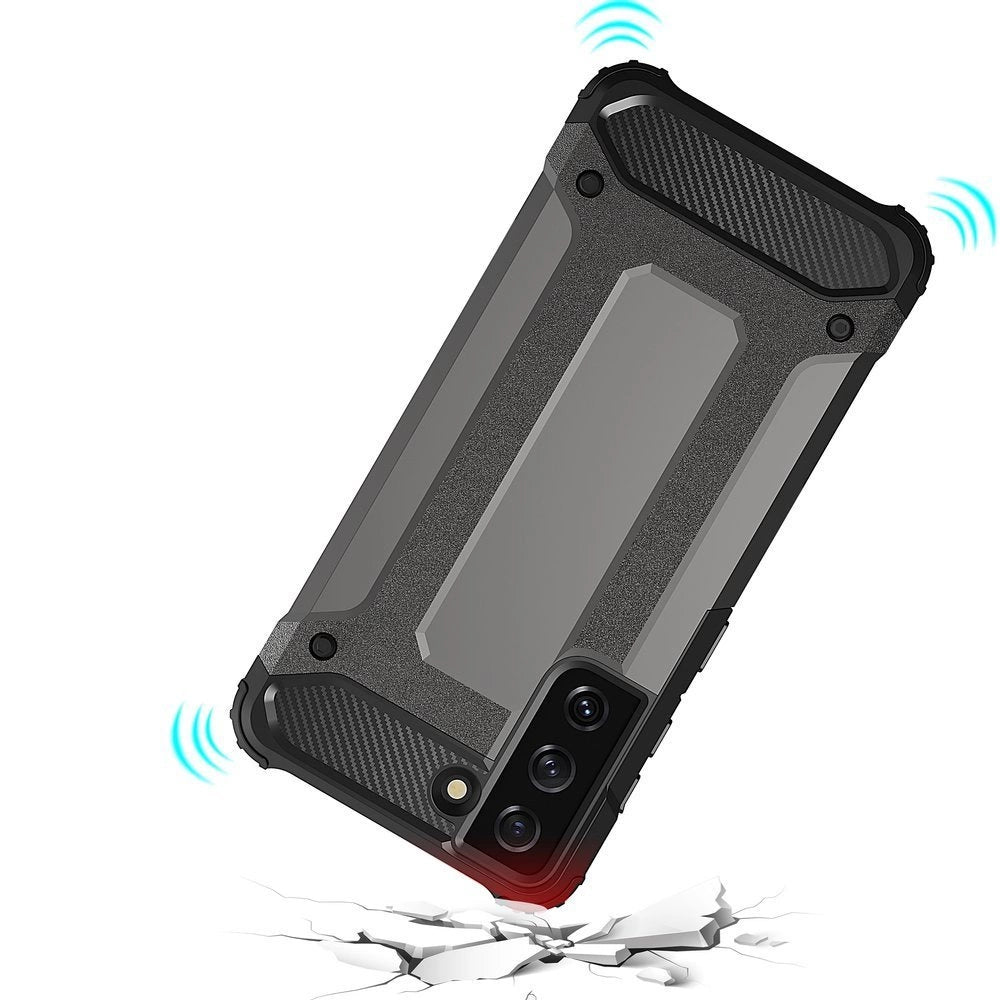 Hybrid Armor Case Tough Rugged Cover for Samsung Galaxy S22+ (S22 Plus) black_5