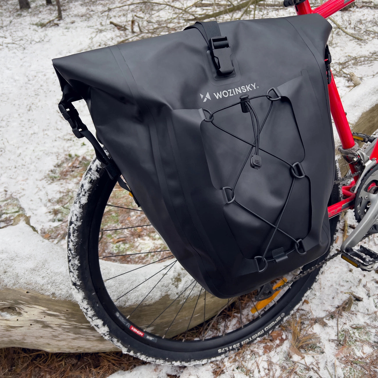 Wozinsky waterproof bicycle bag trunk pannier 25l black (WBB24BK)_18
