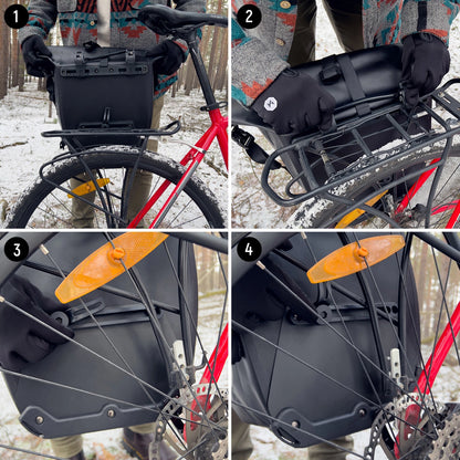 Wozinsky waterproof bicycle bag trunk pannier 25l black (WBB24BK)_17