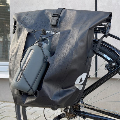 Wozinsky waterproof bicycle bag trunk pannier 25l black (WBB24BK)_15