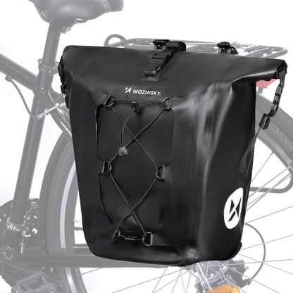 Wozinsky waterproof bicycle bag trunk pannier 25l black (WBB24BK)_22
