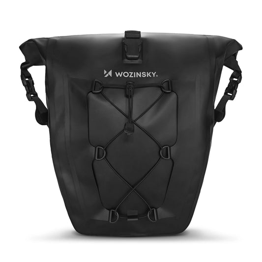 Wozinsky waterproof bicycle bag trunk pannier 25l black (WBB24BK)_0