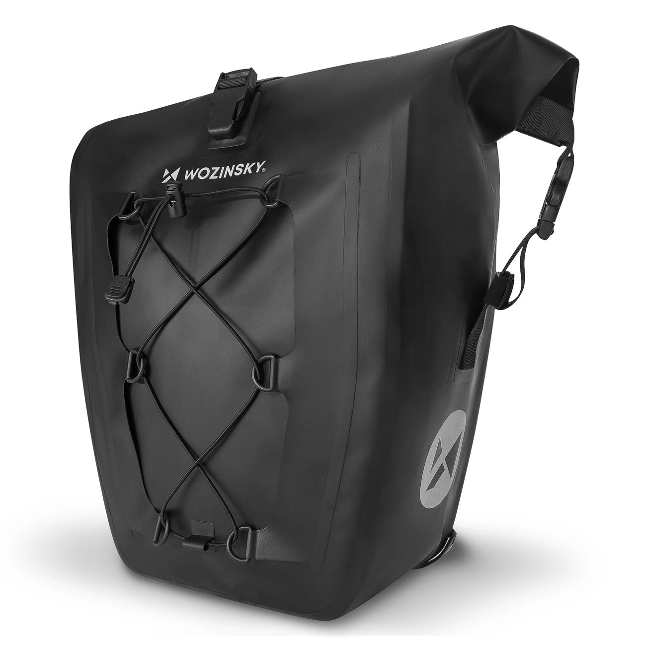 Wozinsky waterproof bicycle bag trunk pannier 25l black (WBB24BK)_1