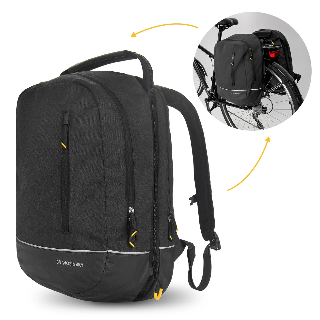 Wozinsky bicycle bag double backpack 2in1 30l black (WBB30BK)_0