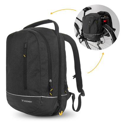 Wozinsky bicycle bag double backpack 2in1 30l black (WBB30BK)_0