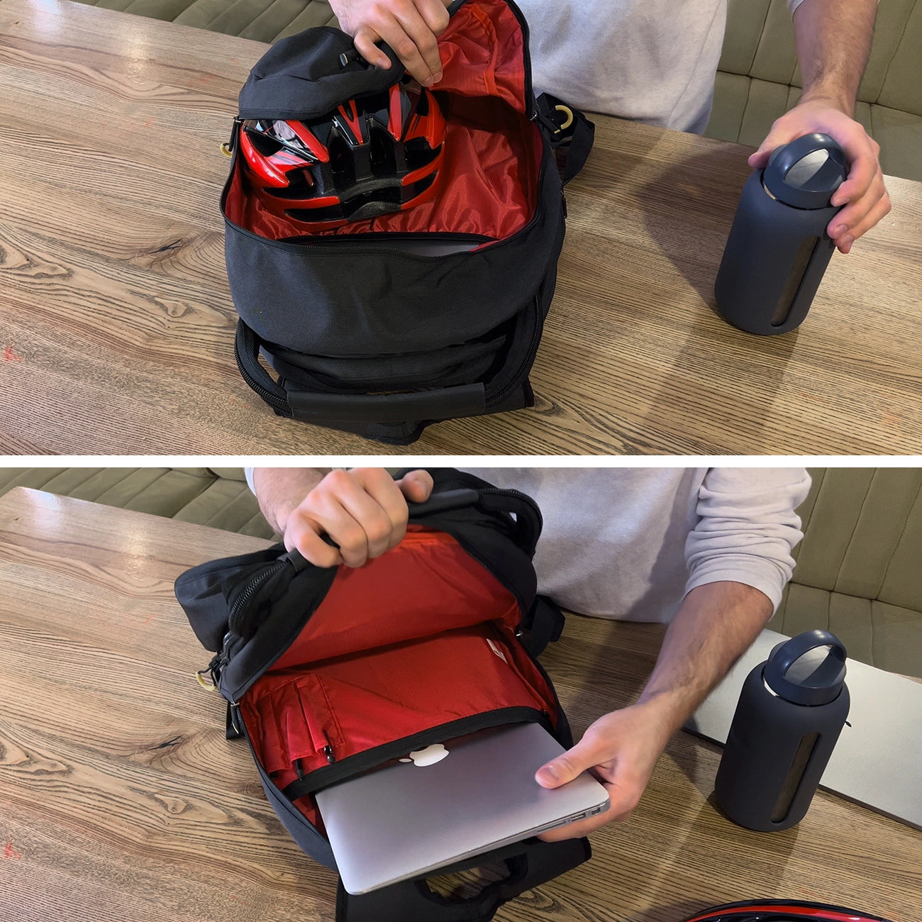 Wozinsky bicycle bag double backpack 2in1 30l black (WBB30BK)_15