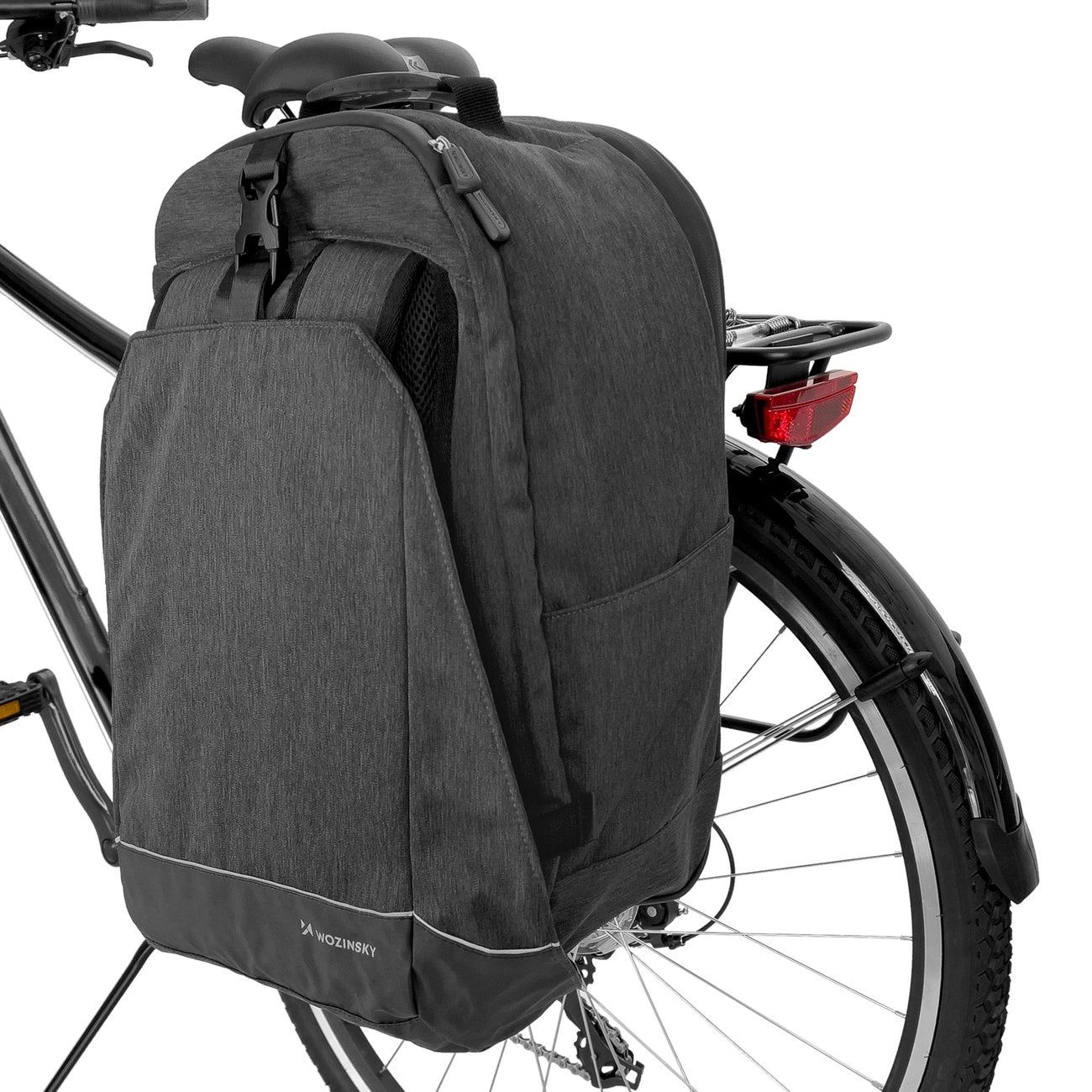 Wozinsky bicycle luggage carrier bicycle backpack with a frame 2in1 30l black (WBB33BK)_1