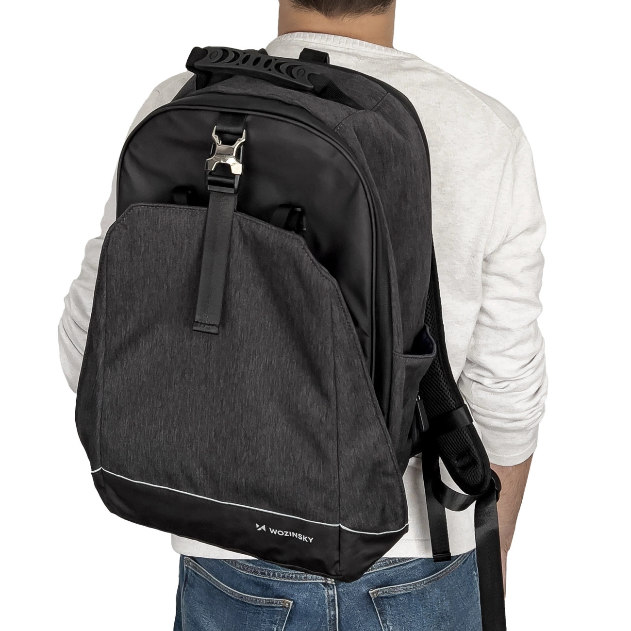 Wozinsky bicycle luggage carrier bicycle backpack with a frame 2in1 30l black (WBB33BK)_11