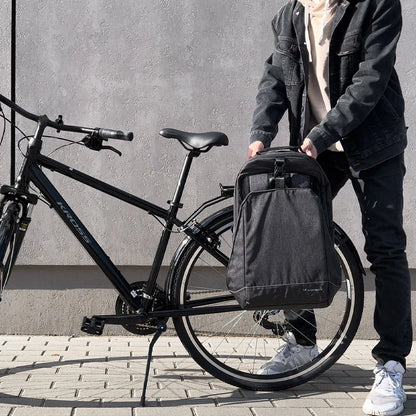 Wozinsky bicycle luggage carrier bicycle backpack with a frame 2in1 30l black (WBB33BK)_16
