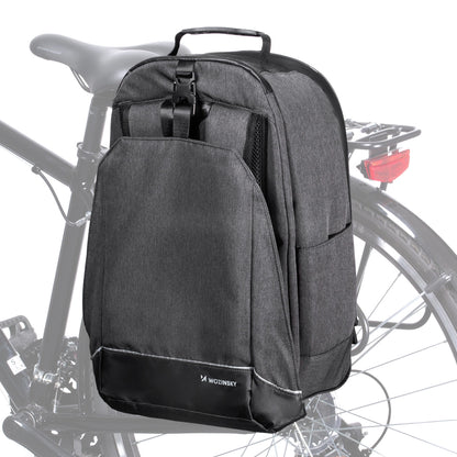 Wozinsky bicycle luggage carrier bicycle backpack with a frame 2in1 30l black (WBB33BK)_20