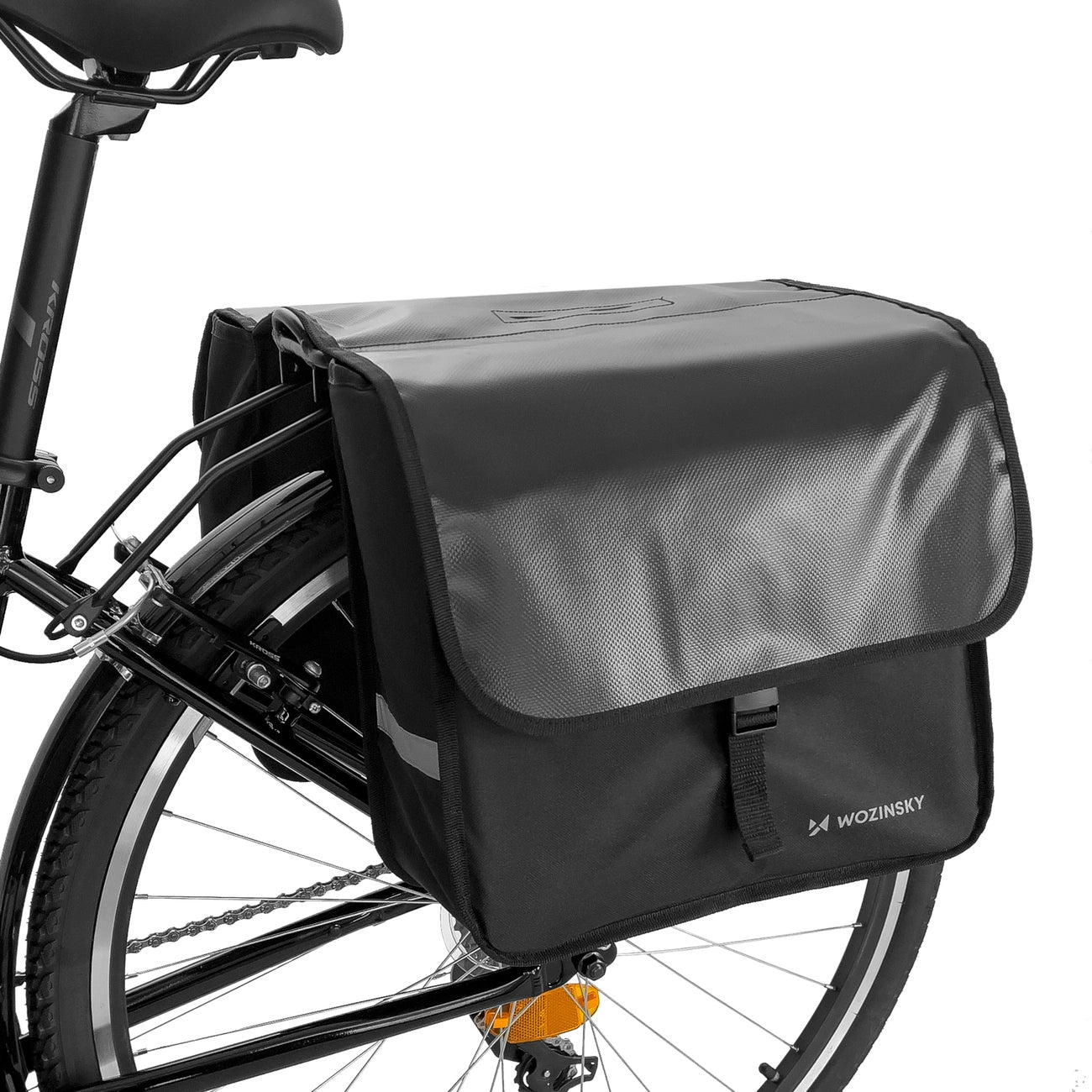 Wozinsky bicycle pannier double 28 l black (WBB34BK)_0