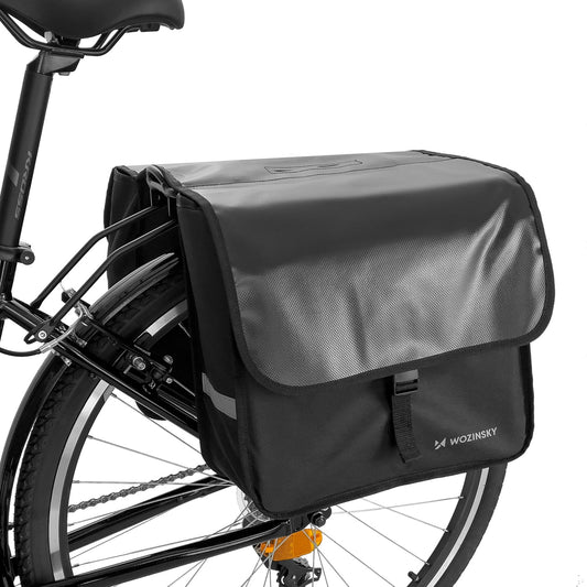 Wozinsky bicycle pannier double 28 l black (WBB34BK)_0
