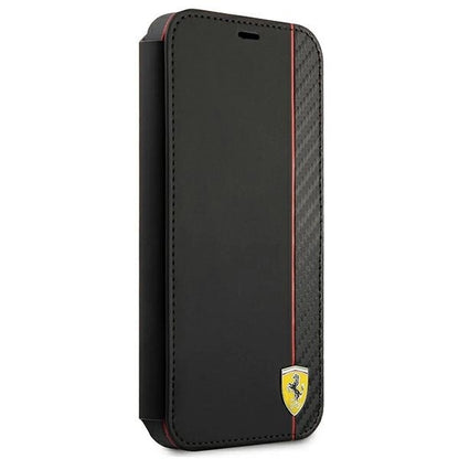 Ferrari FESAXFLBKP13SBK iPhone 13 mini 5.4&quot; black/black book On Track Carbon Stripe_2