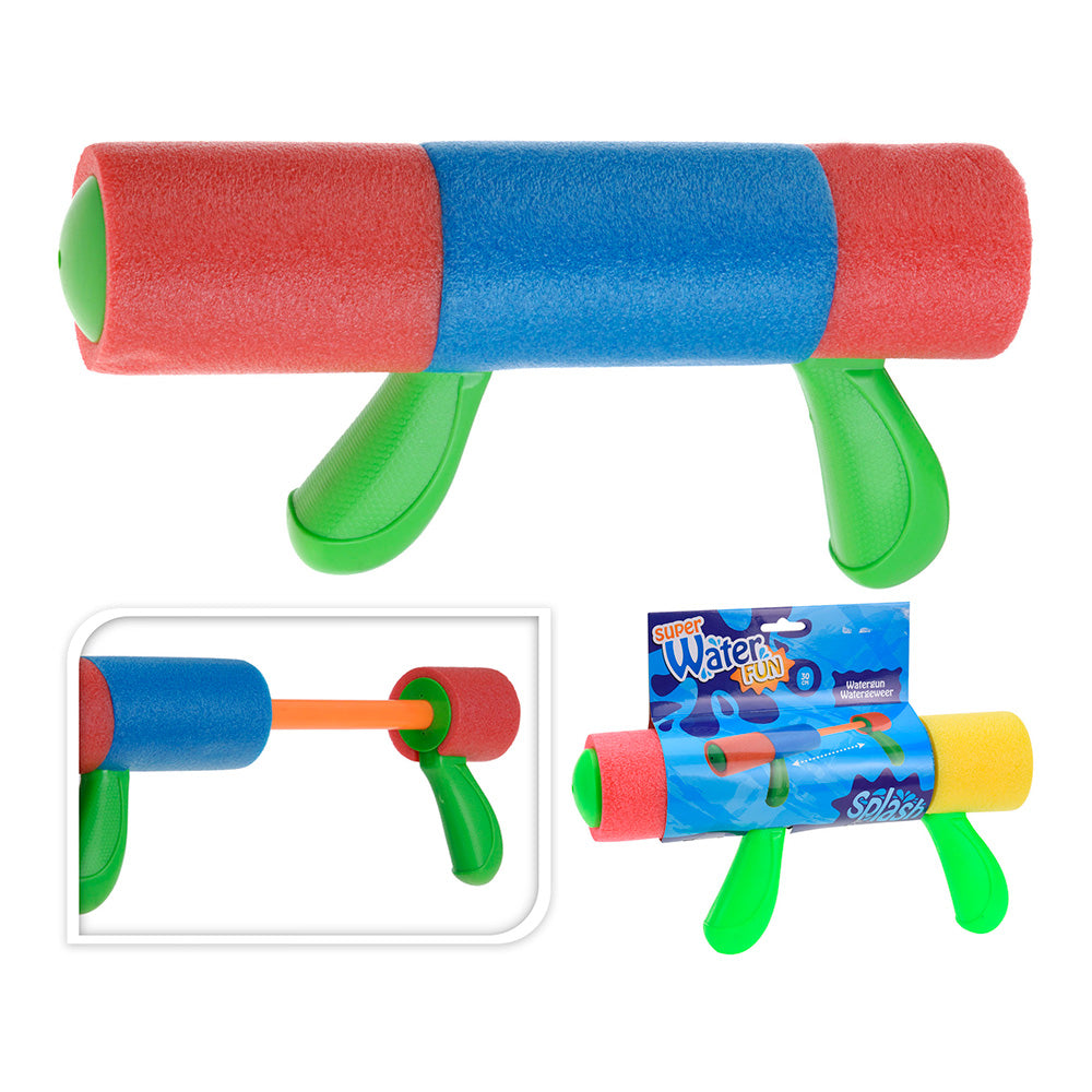 Pistola de Ã¡gua de espuma 30cm com 2 punhos. cores sortidas. euro/u_0