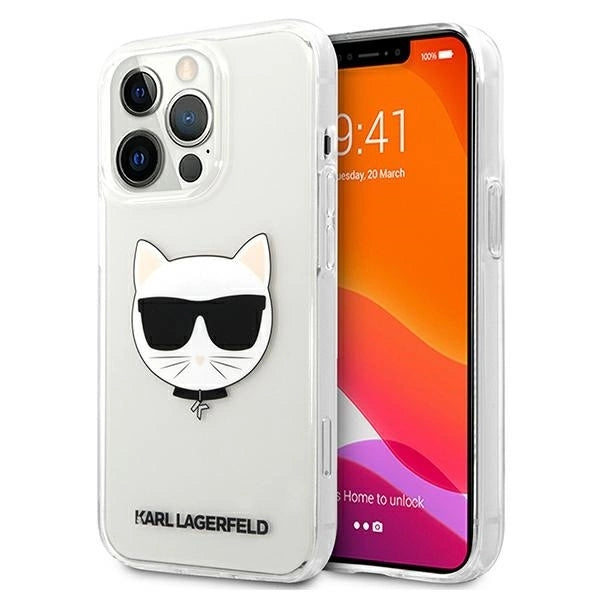 Karl Lagerfeld KLHCP13XCTR iPhone 13 Pro Max 6,7" hardcase transparent Choupette Head_0