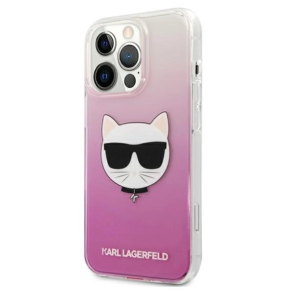 Karl Lagerfeld KLHCP13XCTRP iPhone 13 Pro Max 6,7" hardcase różowy/pink Choupette Head_1