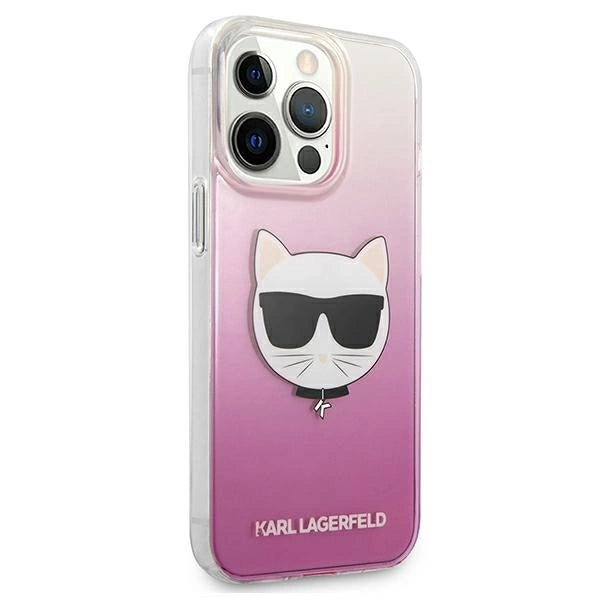 Karl Lagerfeld KLHCP13XCTRP iPhone 13 Pro Max 6,7" hardcase różowy/pink Choupette Head_3
