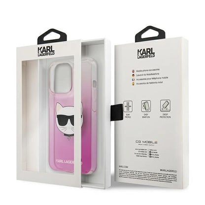 Karl Lagerfeld KLHCP13XCTRP iPhone 13 Pro Max 6,7" hardcase różowy/pink Choupette Head_7