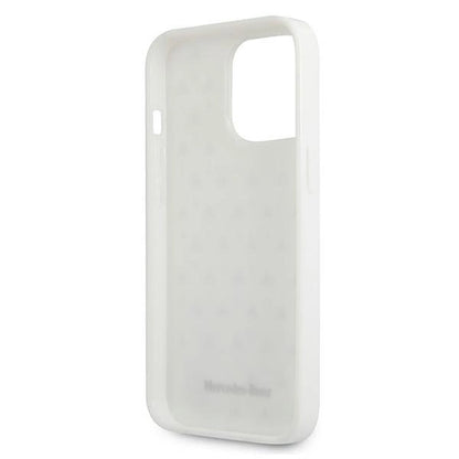Mercedes MEHCP13LESPWH iPhone 13 Pro / 13 6,1" biały/white hardcase Silver Stars Pattern_6