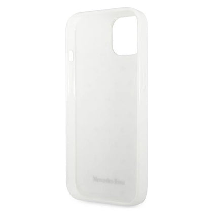 Mercedes MEHCP13MESPWH iPhone 13 6,1" biały/white hardcase Silver Stars Pattern_6