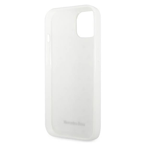 Mercedes MEHCP13SESPWH iPhone 13 mini 5,4" biały/white hardcase Silver Stars Pattern_6