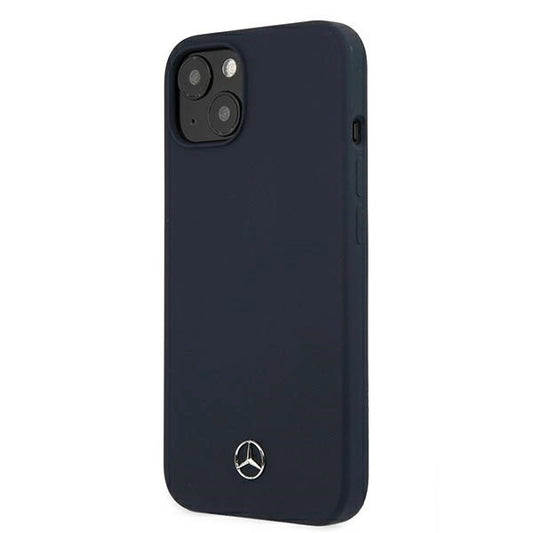 Mercedes MEHCP13SSILNA iPhone 13 mini 5,4" granatowy/navy hardcase Silicone Line_0