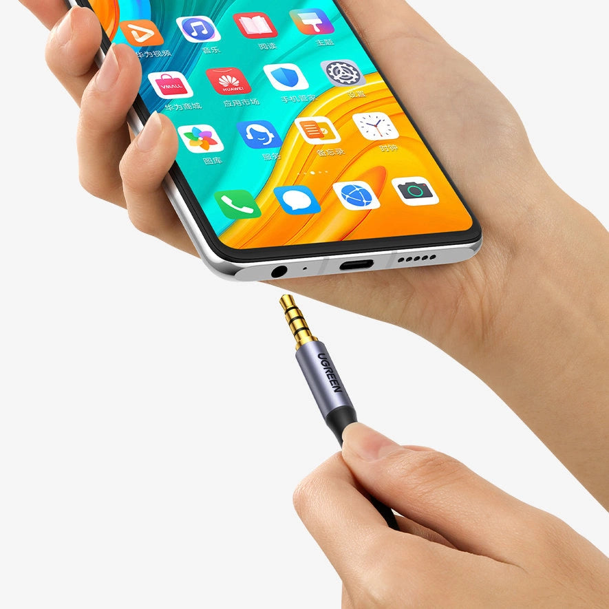 Ugreen AV183 20782 cable 3.5mm mini jack / 3.5mm mini jack 2m - gray_3