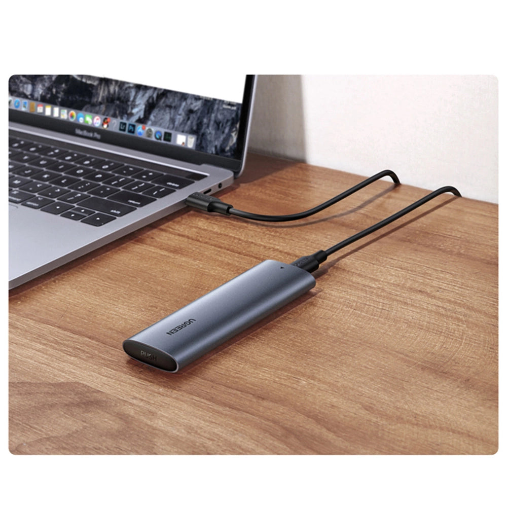Ugreen Hard Drive Bay M.2 B-Key SATA 3.0 5Gbps Gray + USB Type C Cable (CM400)_9