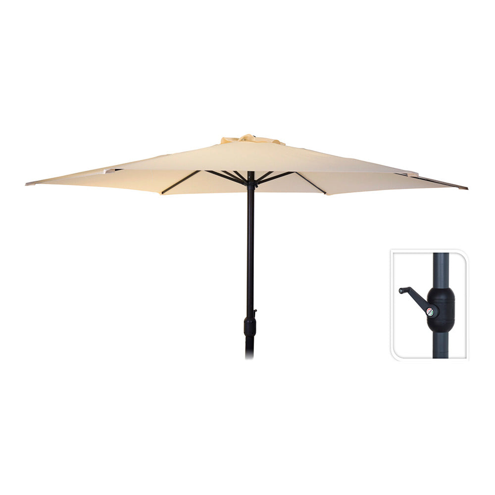 ChapÃ©u-de-sol Ã¸300cm altura mÃ¡xima 248cm cor: creme_0