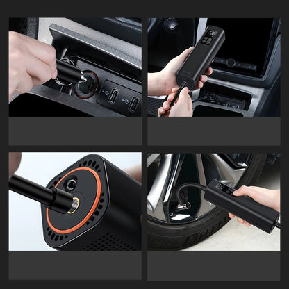 Baseus CRCQ000001 Mini Tire Compressor for Cigarette Lighter Socket - Black_30