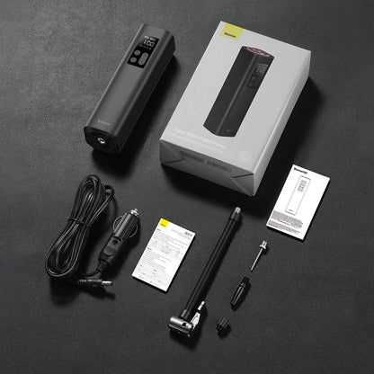 Baseus CRCQ000001 Mini Tire Compressor for Cigarette Lighter Socket - Black_33