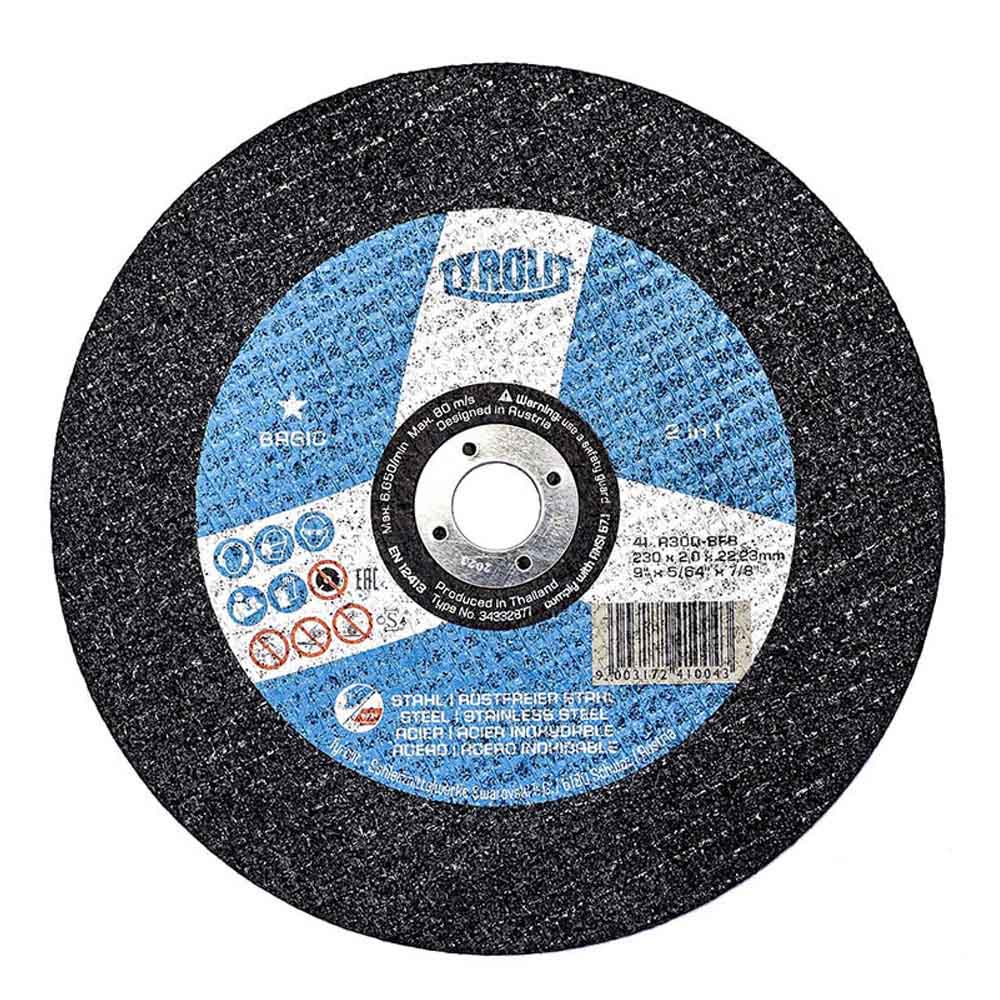Disco de corte plano41c Ã¸230x2x22,23 a30q-bfb tyrolit_0