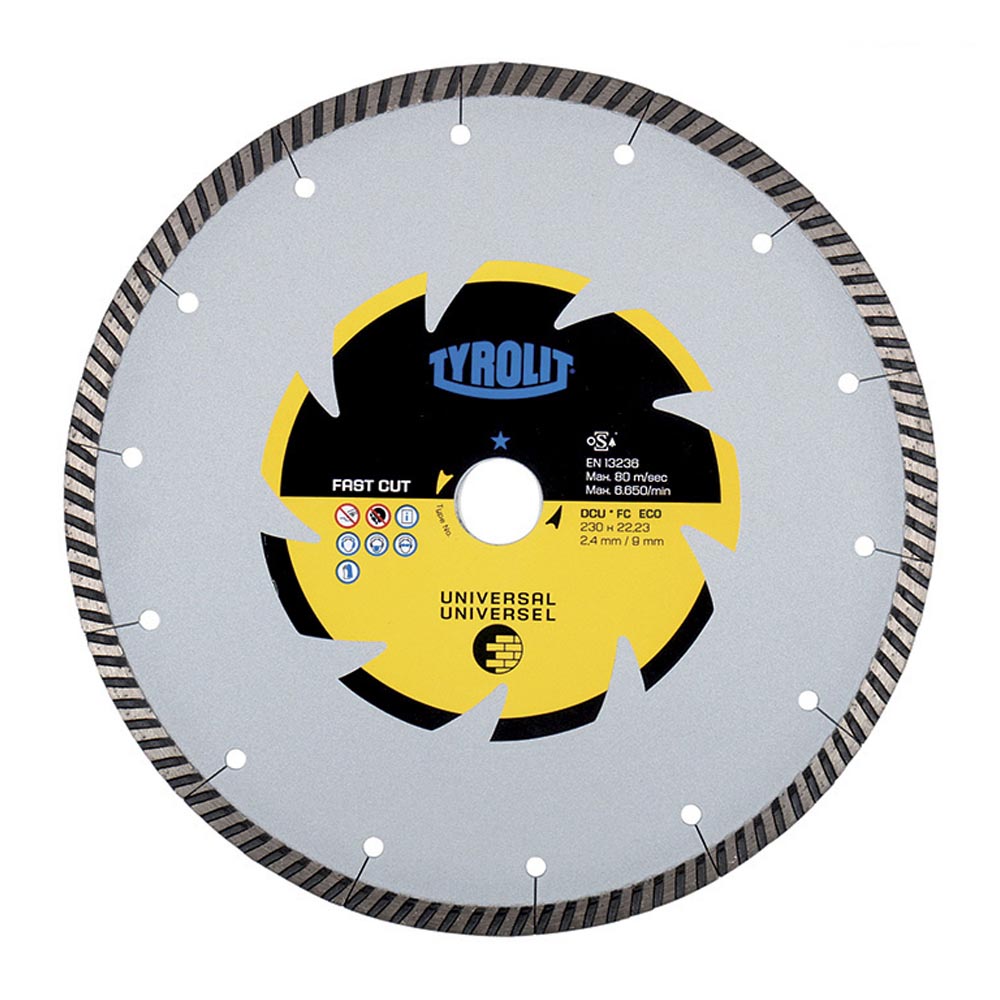 Serra diamante c3r Ã¸230x2,4x22,23 dcub2-fc tyrolit_0